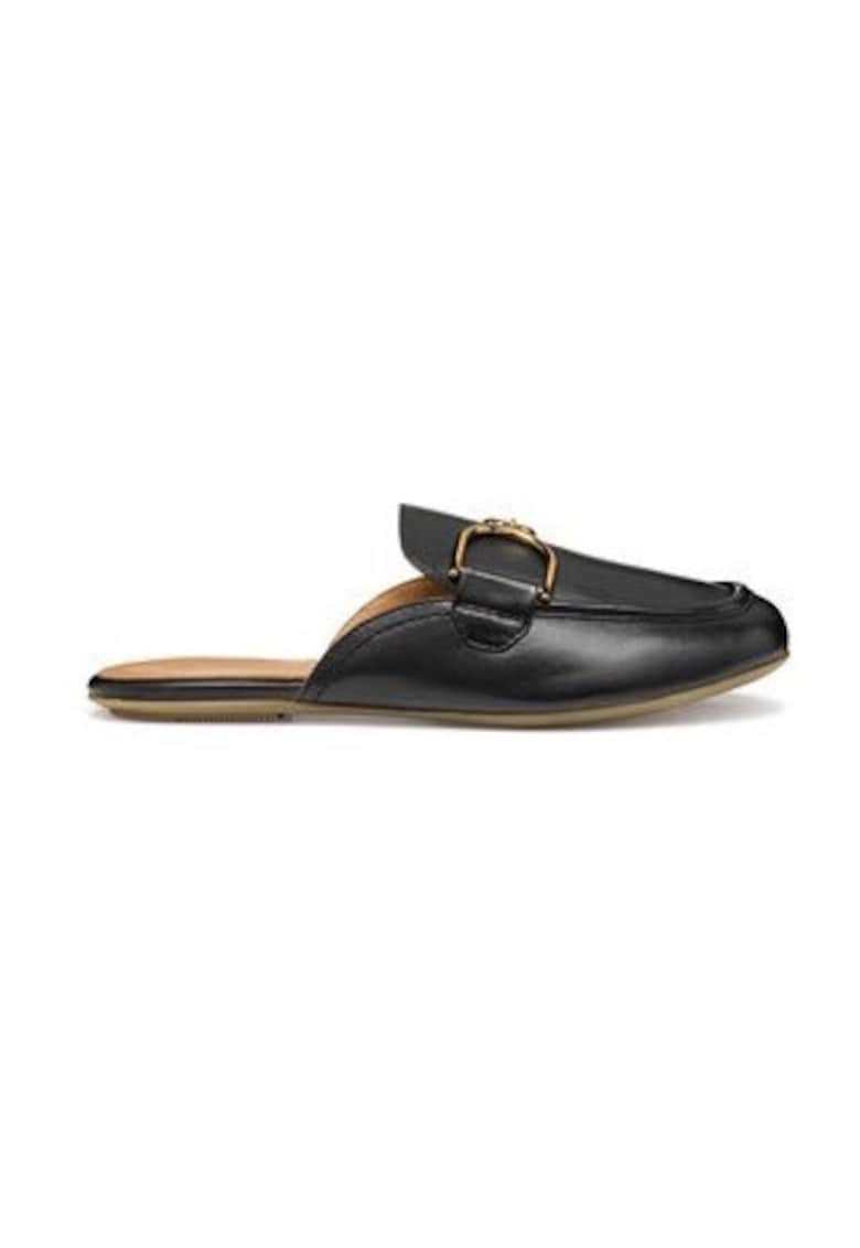 Papuci dama 304622069 - Piele naturala - Negru - Negru