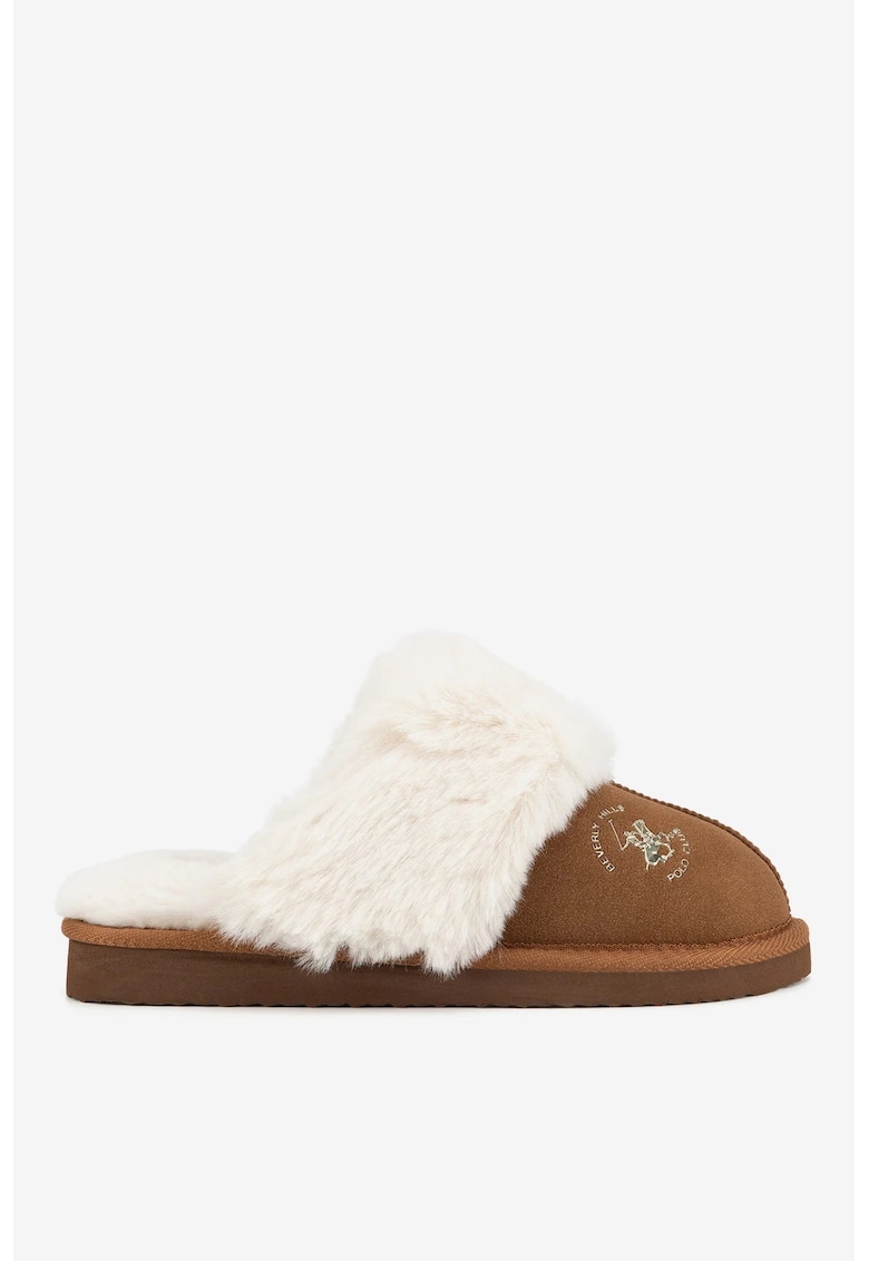 Papuci dama 5903419547126 - Sintetic - Maro - Maro