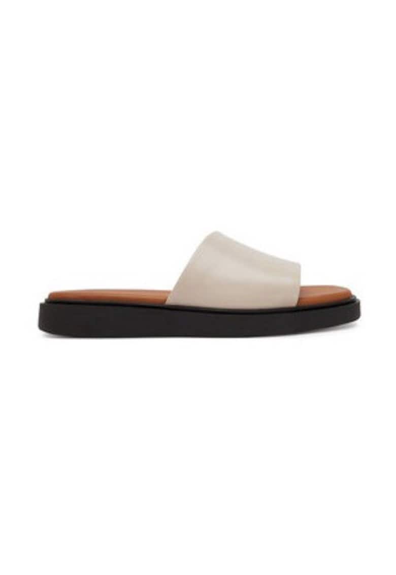 Papuci dama 305109811 - Piele naturala - Bej - Bej