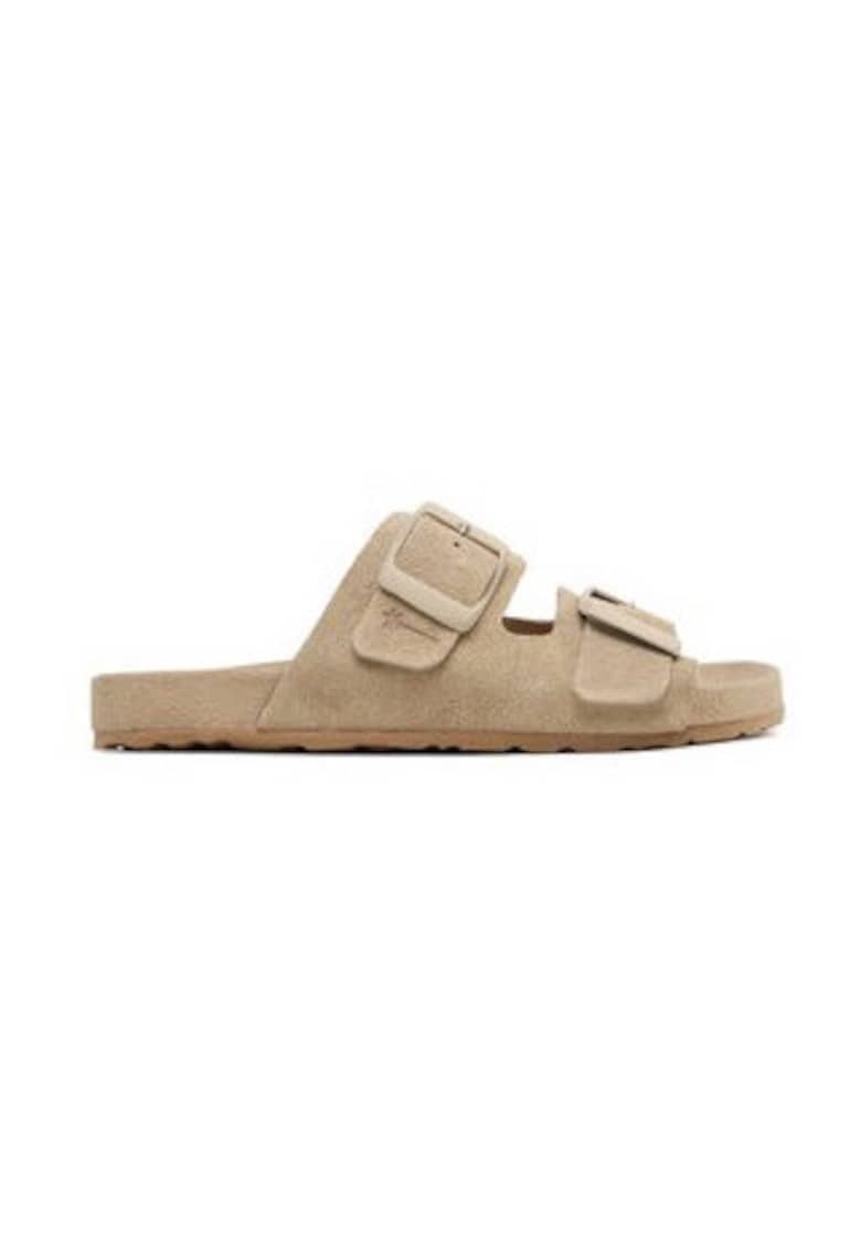 Papuci dama 302778027 - Piele naturala - 35 EU - Bej