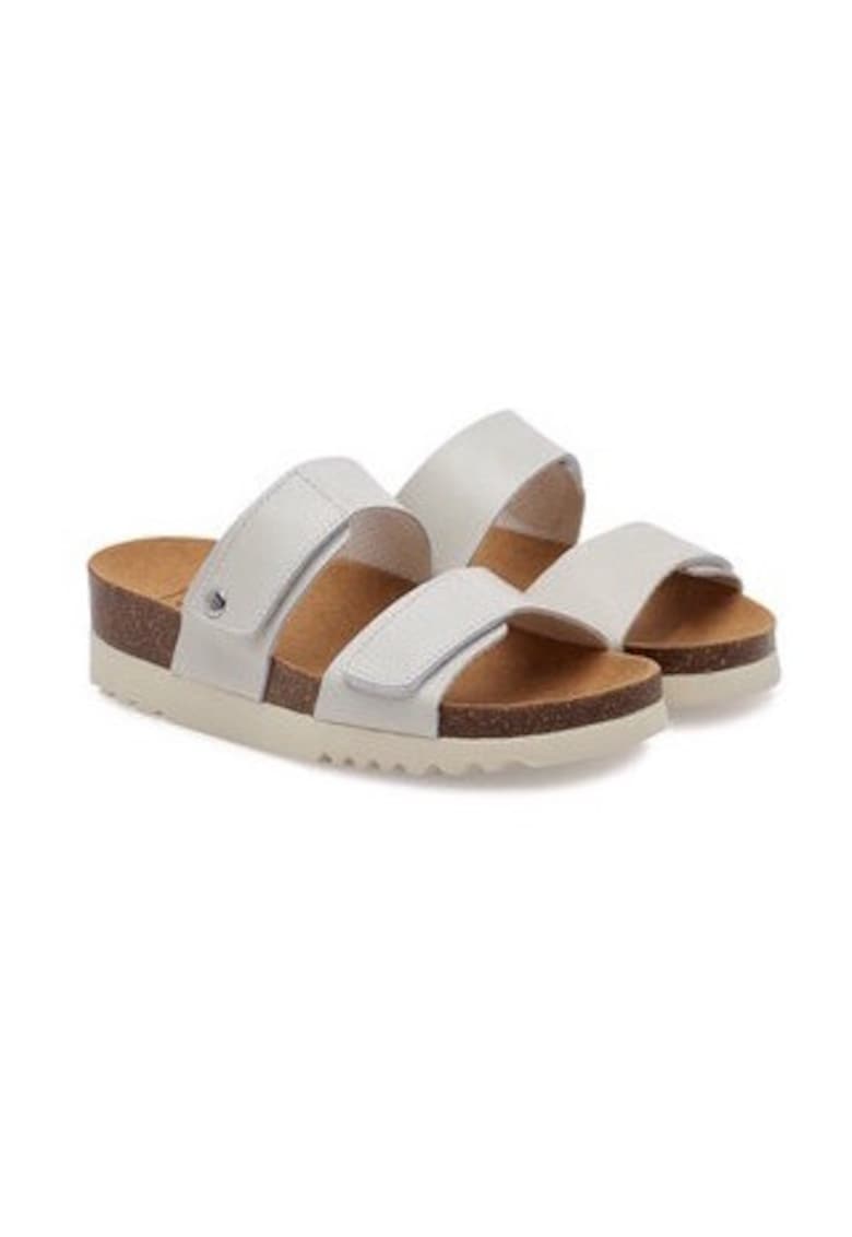 Papuci dama 304795787 - Piele naturala - 35 EU - Alb