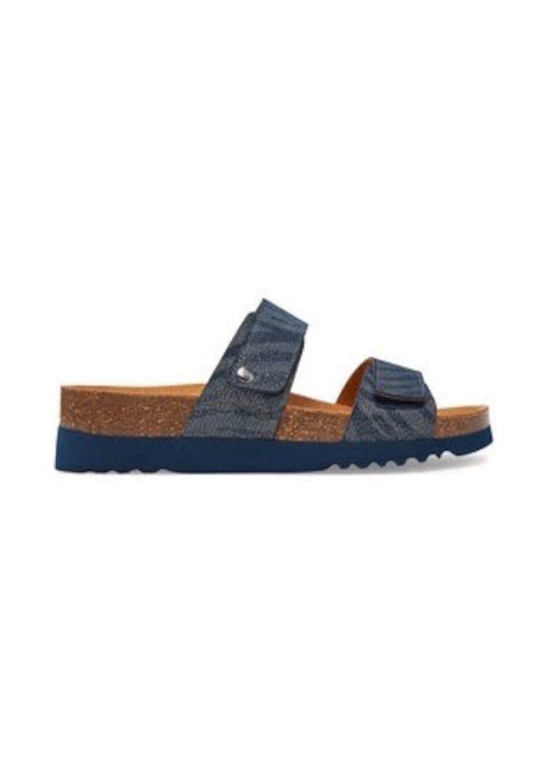Papuci dama 304795848 - Piele ecologica - Albastru - Albastru