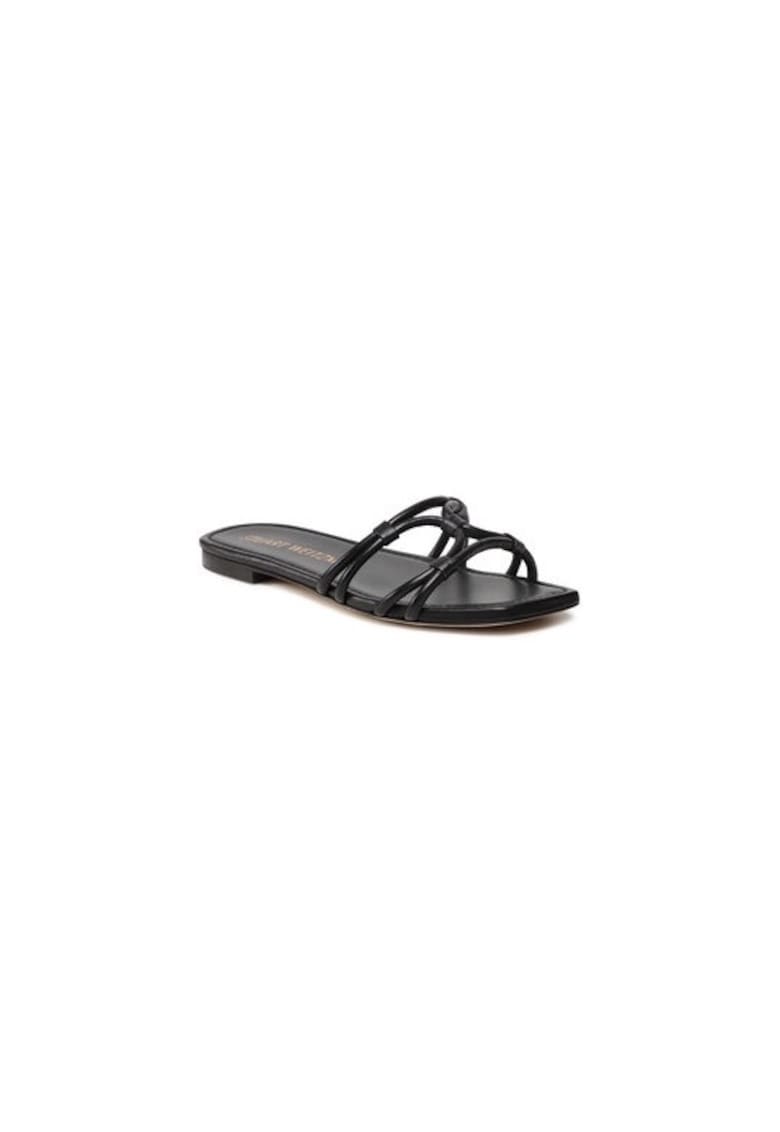 Papuci dama 300516287 - Piele naturala - Negru - Negru