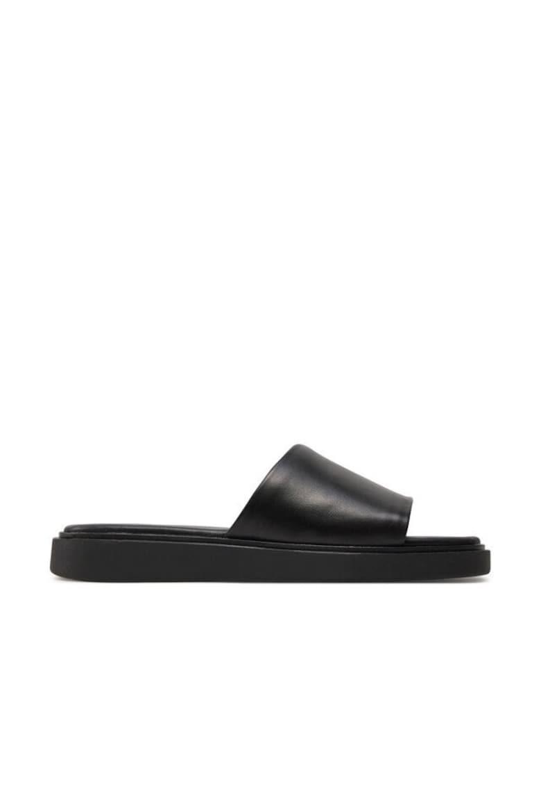 Papuci dama 303620530 - Piele naturala - Negru - Negru