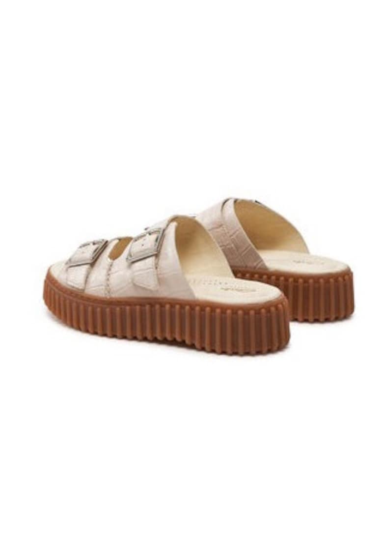 Papuci dama 303500801 - Piele naturala - Bej - Bej