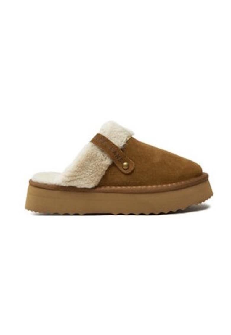 Papuci dama 304416651 - Piele naturala - Maro - Maro