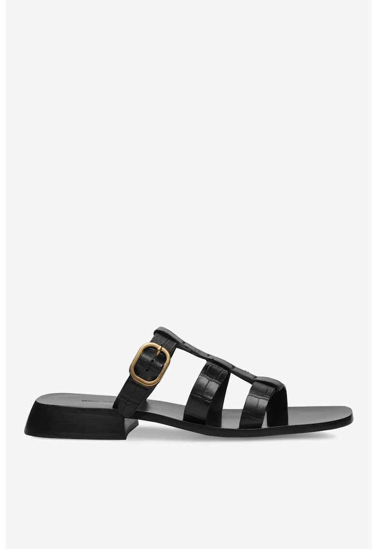 Papuci dama 5905588343516 - Piele naturala - 37 EU - Negru