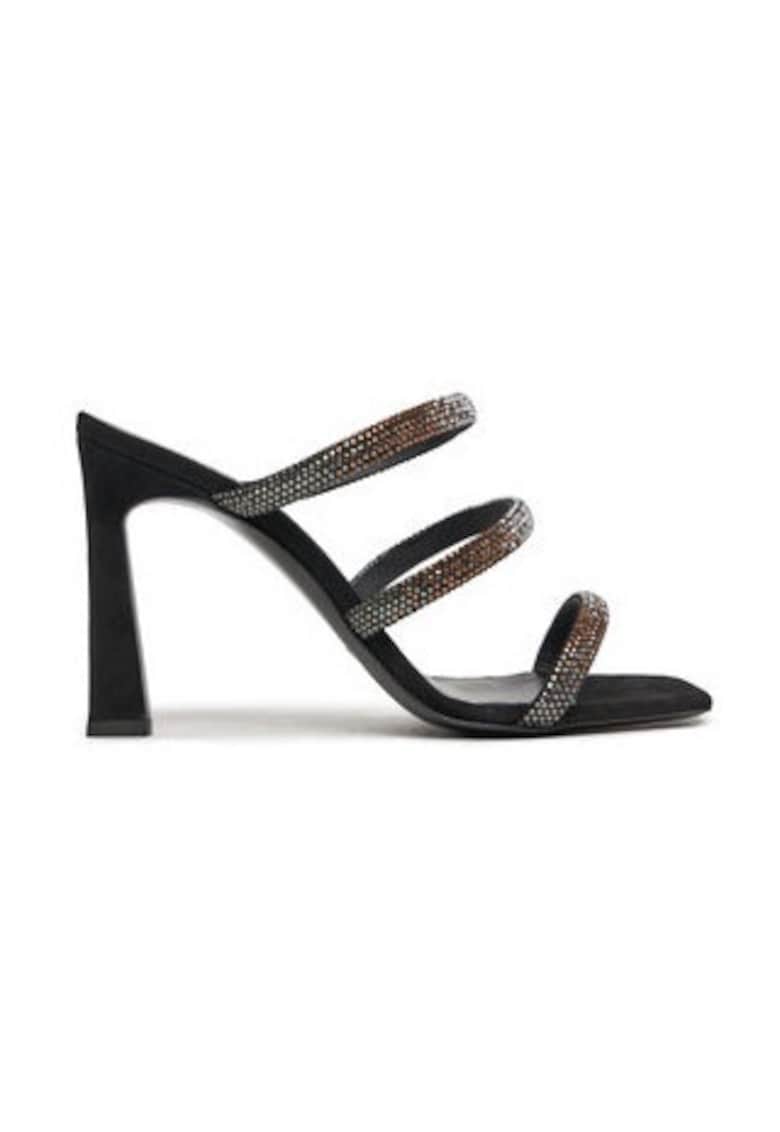 Papuci dama 303874179 - Piele naturala - 37 EU - Negru