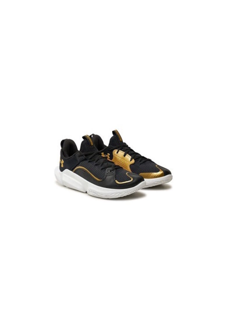 Pantofi pentru baschet barbati 303382117 - Sintetic - Negru - Negru