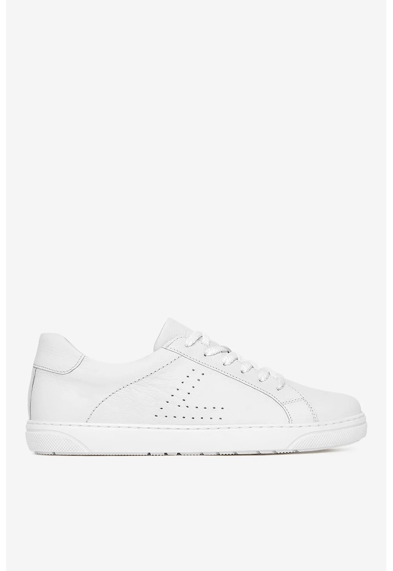 Pantofi dama  5903419772085 - Piele naturala - Alb