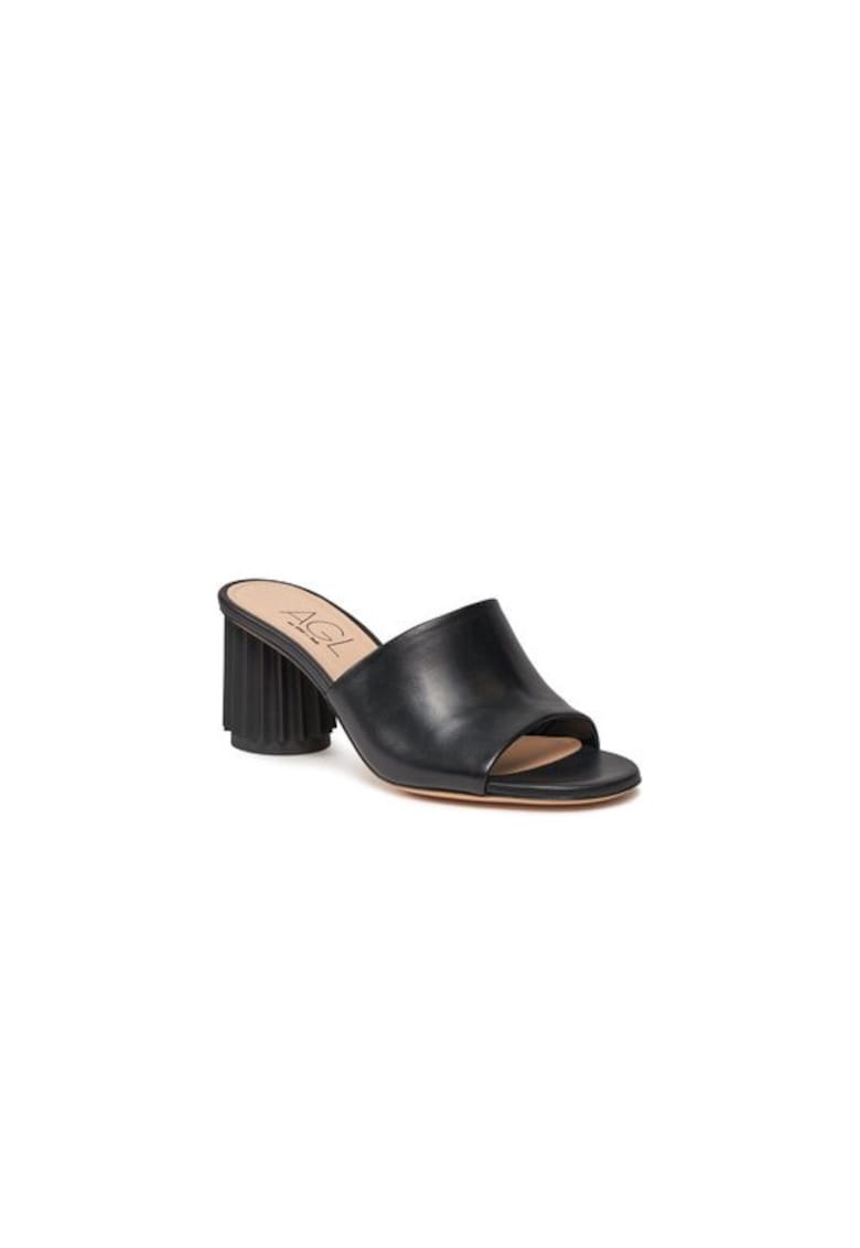 Papuci dama  303581855 - Piele naturala - 38 EU - Negru