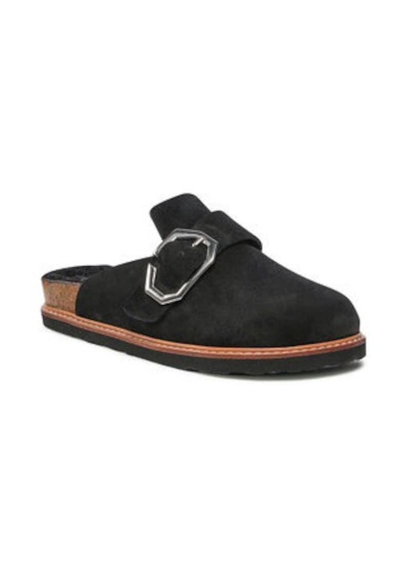 Papuci dama 301455271 - Piele naturala - 39 EU - Negru