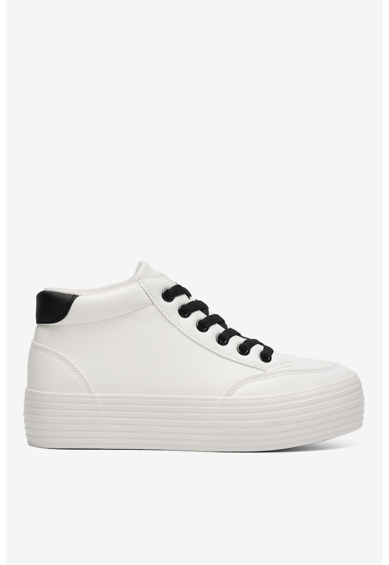 Pantofi dama 5905588873495 - Sintetic - Alb - Alb