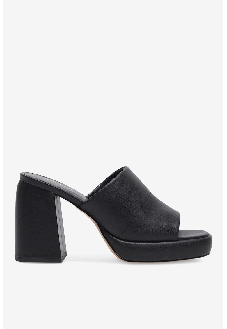 Papuci dama 5905588541806 - Sintetic - Negru - Negru