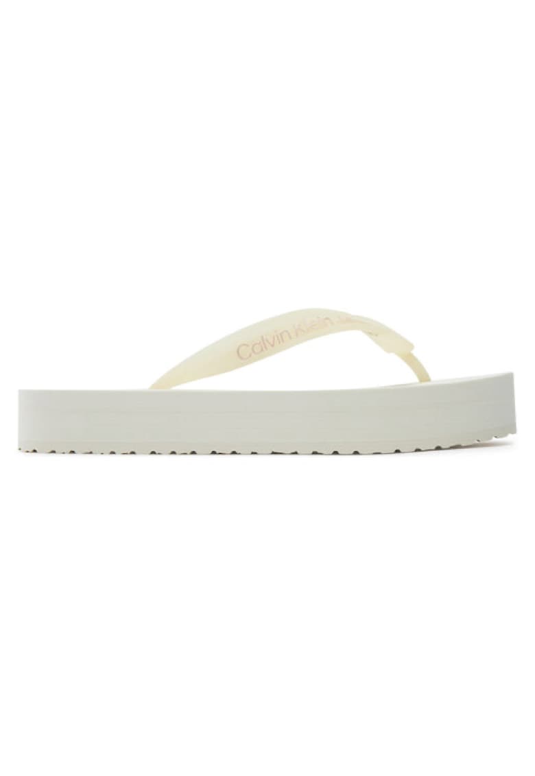 Papuci  pentru Femei - beach sandal flatform - YW0YW01620-0GG - Alb