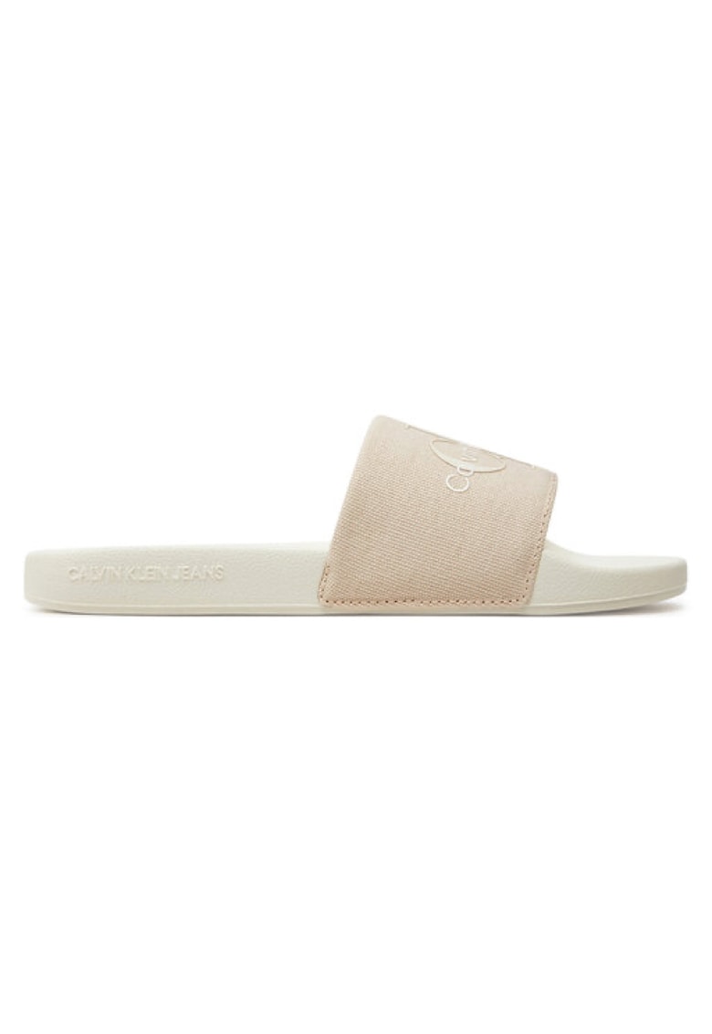 Papuci pentru Femei - slide monogram co - YW0YW00103-0JV - Roz - Roz