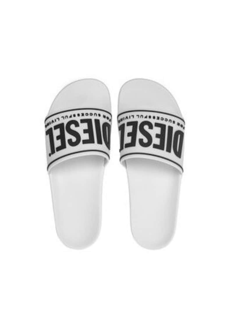 Papuci dama 304186257 - Sintetic - 41 EU - Alb