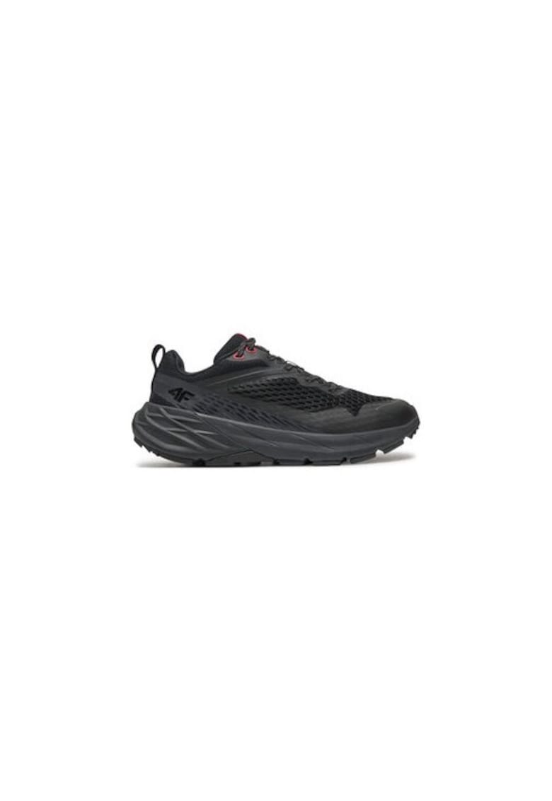 Bocanci trekking dama 304530289 - Piele ecologica - Negru - Negru