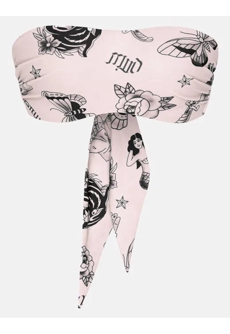 Sutien de baie Tattoo Robert Kupisz X Bej - Bej