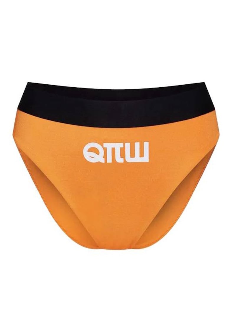 Chiloti de baie cu talie inalta Guilty Robert Kupisz X Portocaliu - Portocaliu