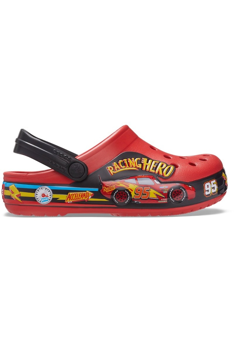 Papuci pentru Baieti - crocs fl cars lights band kids clog t - 207719-8C1 - 5 - Rosu