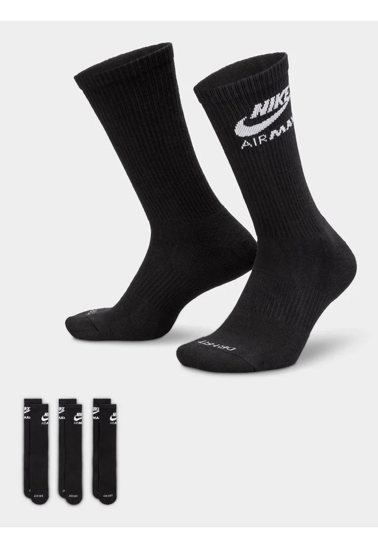 Sosete pentru Nsw Other Sports - U NK ED PLS CSH CRW 3P-AIR MAX - HF6580-010 - 42-46 EU - Negru