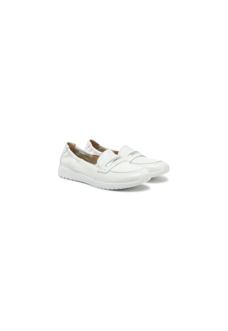 Pantofi dama 304671623 - Piele naturala - Alb - Alb