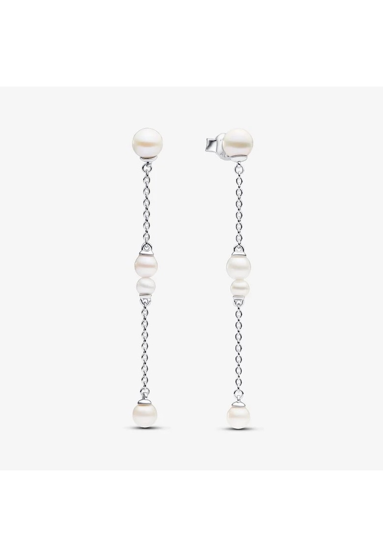 Cercei eleganti cu perle de apa dulce - Argint 925