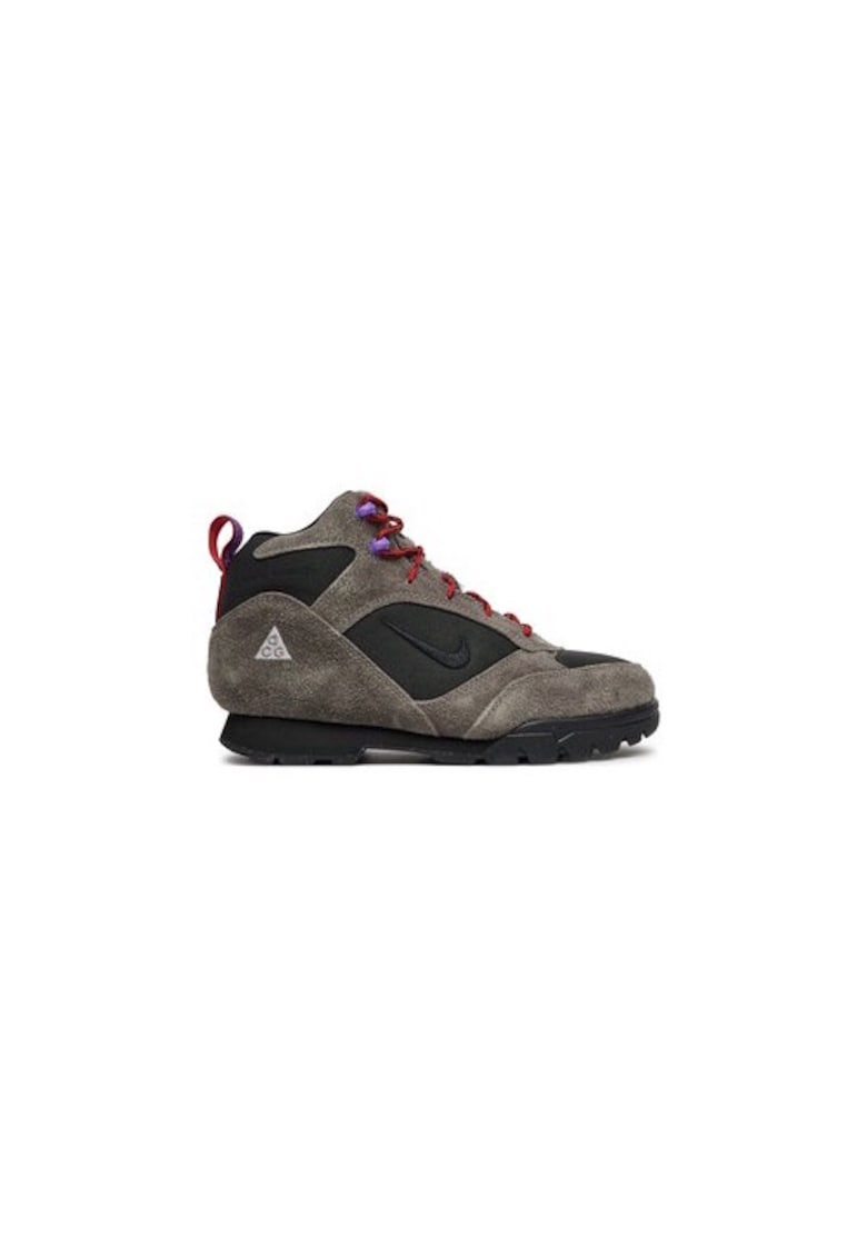Bocanci trekking barbati 305137616 - Piele naturala - Negru - Negru