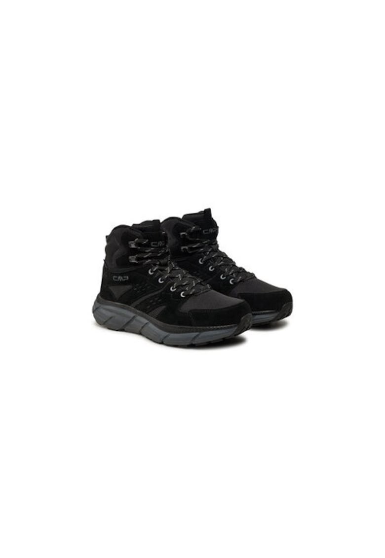 Bocanci trekking barbati 304329647 - Piele naturala - 39 EU - Negru
