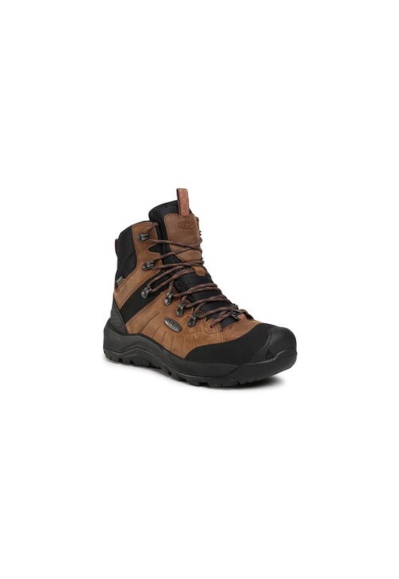 Bocanci trekking barbati 207637542 - Piele naturala - 40 EU - Maro