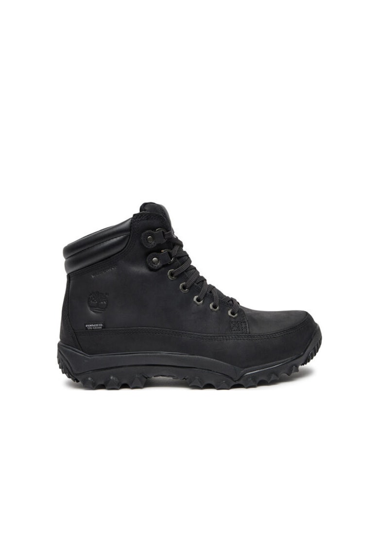 Bocanci trekking barbati 304465482 - Piele naturala - Negru - Negru
