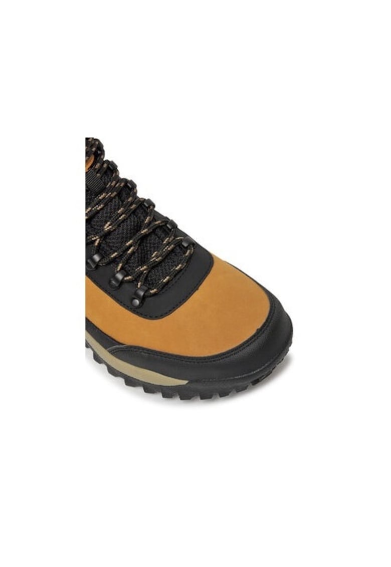 Bocanci trekking barbati  Alpes - 304392139 - Piele ecologica - 41 EU - Bej