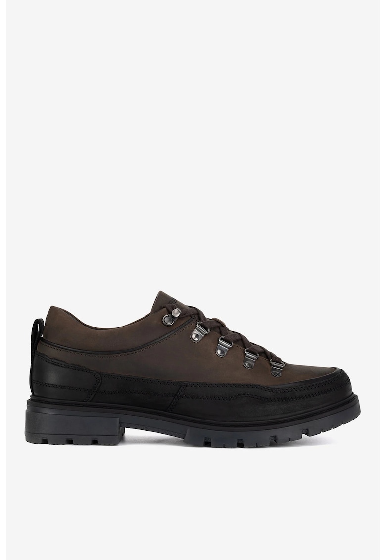 Badura Pantofi barbati 5903419362866 - Piele nabuc - Negru - Negru