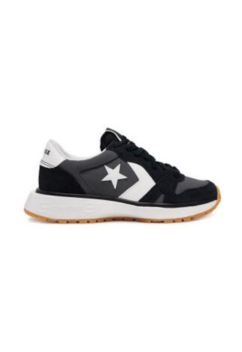 Pantofi sport cu garnituri din piele intoarsa Omni - Negru