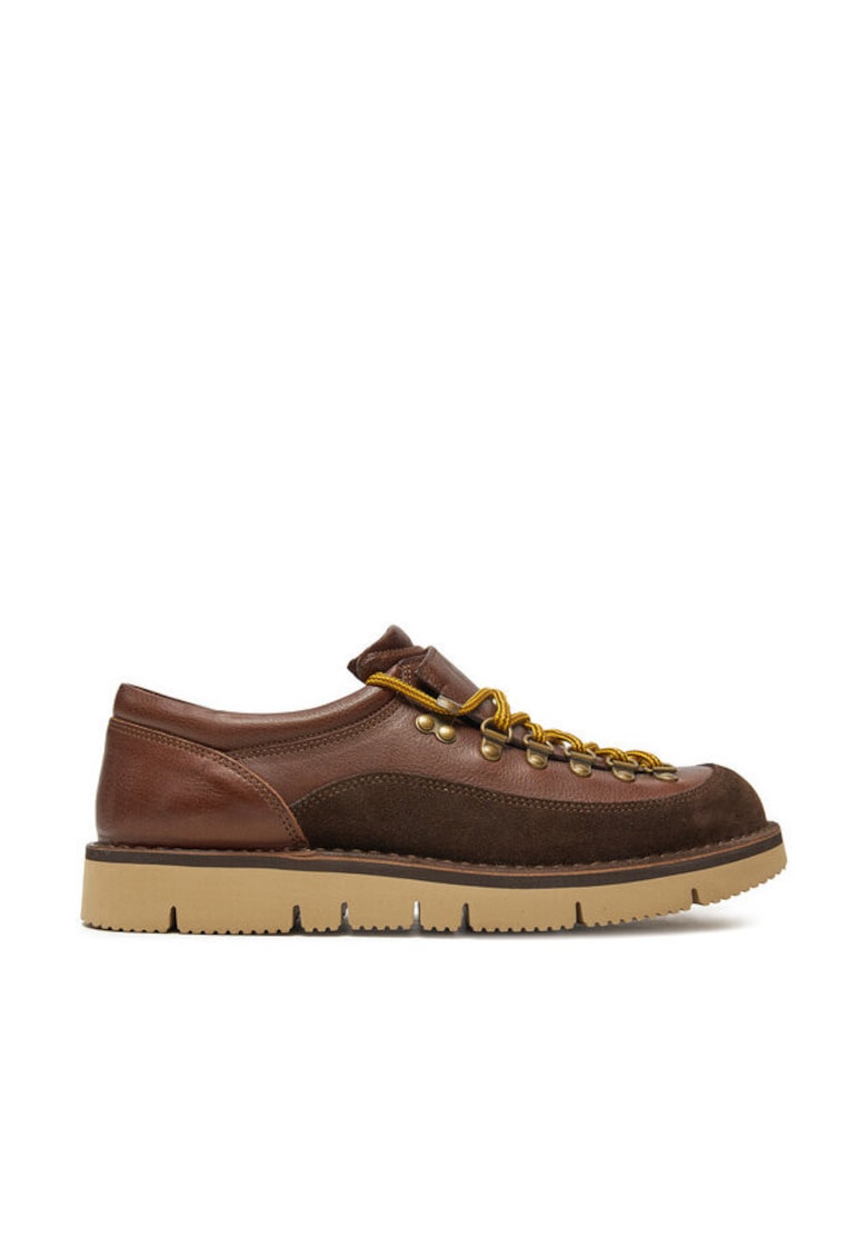 Pantofi barbatesti - 304422676 - piele naturala - maro