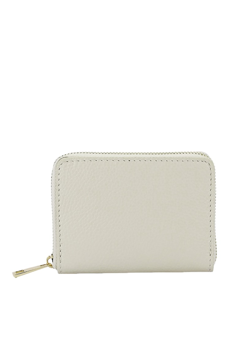 Portofel mic crem din piele naturala 8912 07 16987