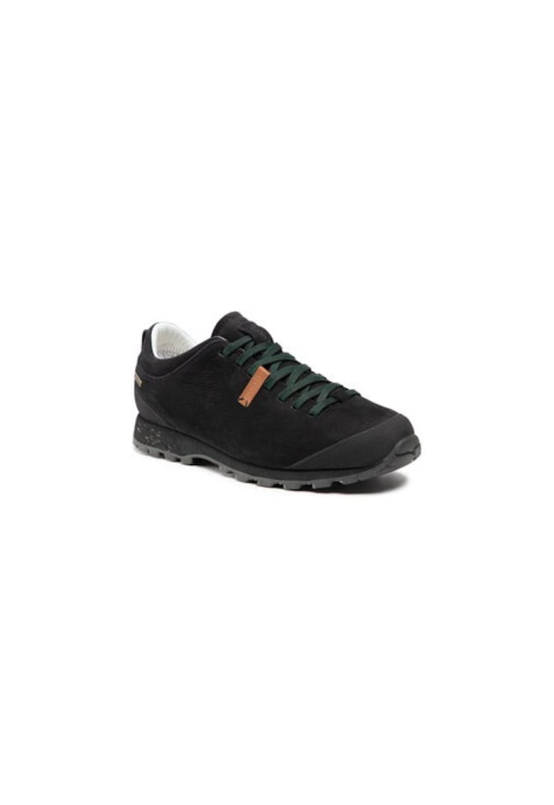 Bocanci trekking barbati 208822787 - Piele naturala - Negru - Negru