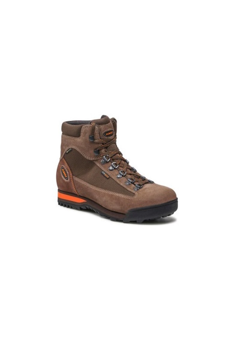 Bocanci trekking barbati 300176474 - Piele naturala - Maro - Maro