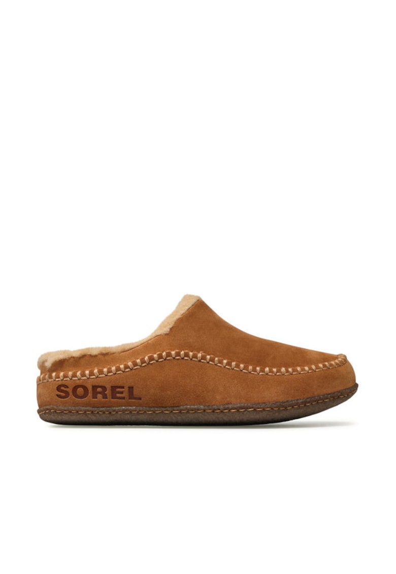 Papuci barbati 209525700 - Piele naturala - 40 EU - Maro