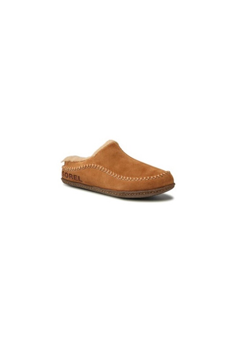 Papuci barbati 209525700 - Piele naturala - 40 EU - Maro