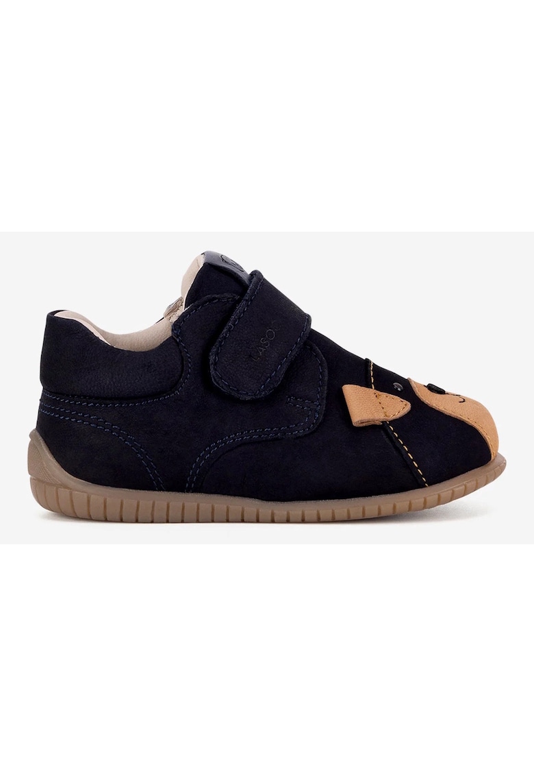 Pantofi baieti 5903698176475 - Piele nabuc - Albastru - Albastru