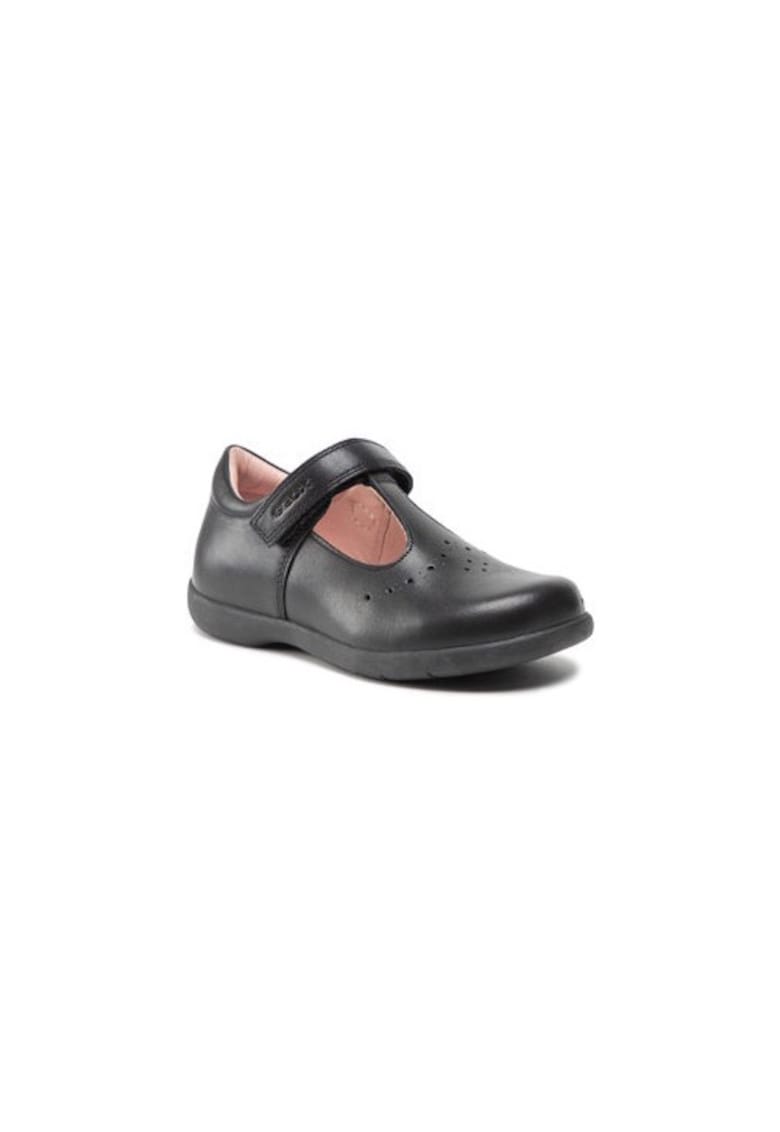 Pantofi fete 209393668 - Piele naturala - Negru - Negru