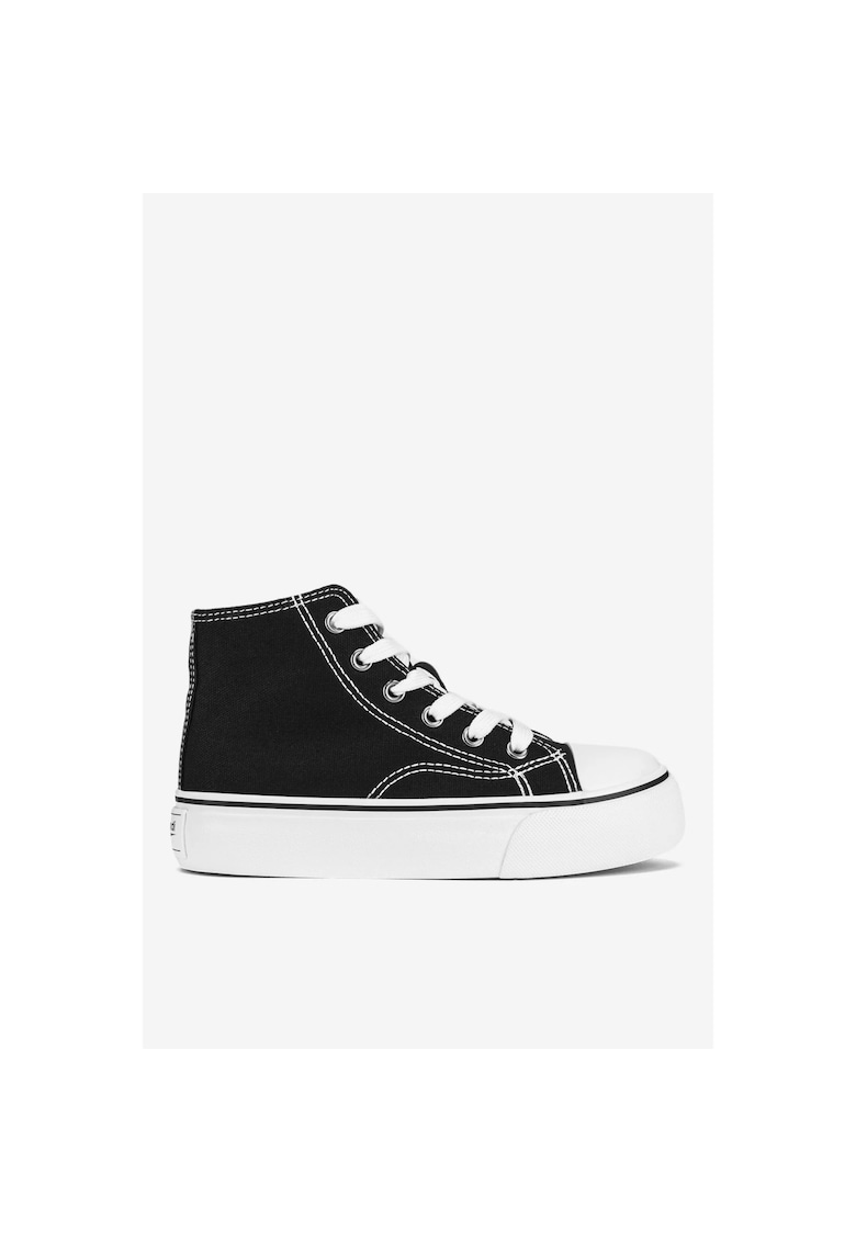Tenisi fete 5905588718918 - Textil - Negru - Negru
