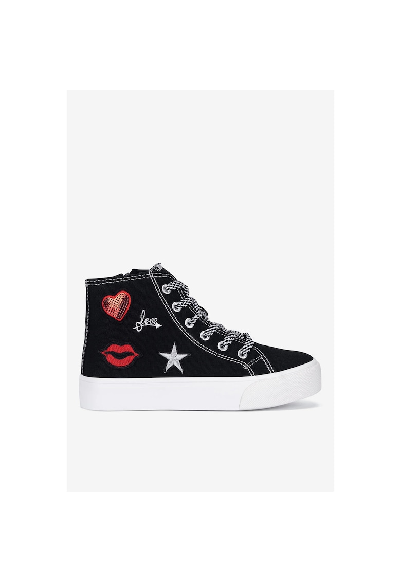 DeeZee Tenisi fete 5905588787396 - Textil - 32 EU - Negru