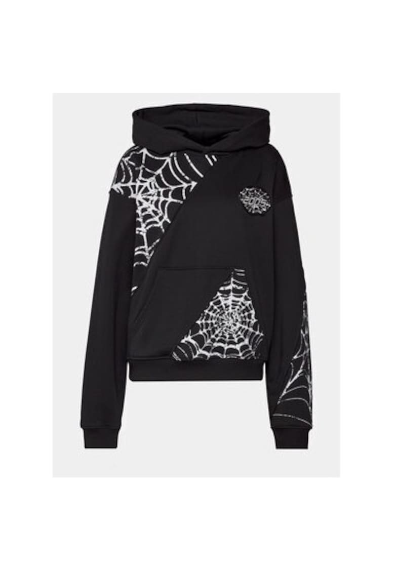 Bluza unisex - 304058042 - Bumbac - Negru - Negru