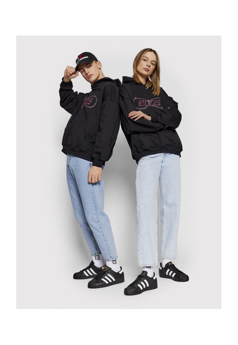 Bluza unisex - 300468531 - Bumbac - Negru - Negru