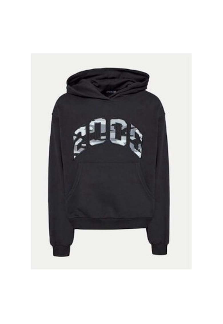 Bluza unisex - 304833748 - Bumbac - Negru - Negru