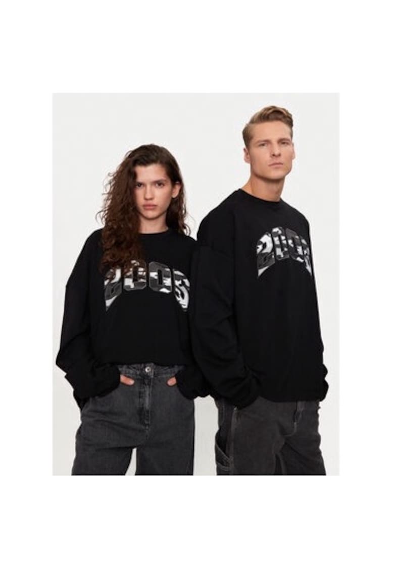 Bluza unisex -  304833717 - Bumbac - Negru