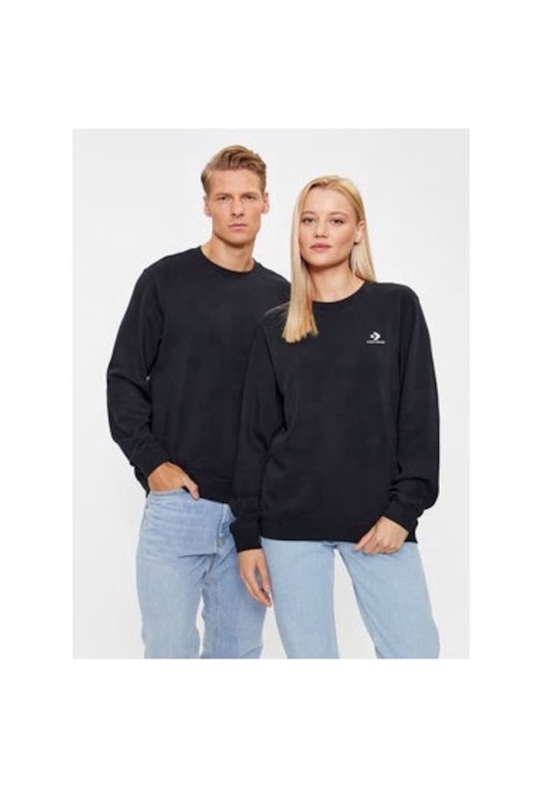 Bluza unisex -  303250256 - Bumbac/Poliester reciclat - Negru